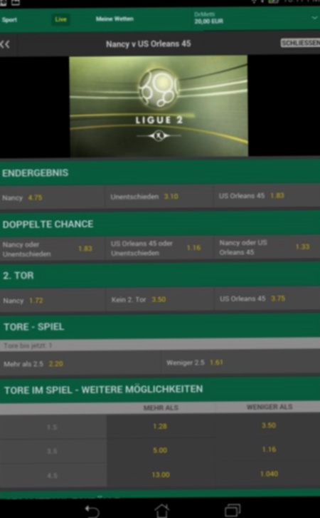 Seriöse Livewetten Alternativ App