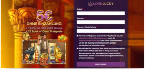 Seriöse lordlucky alternativ login